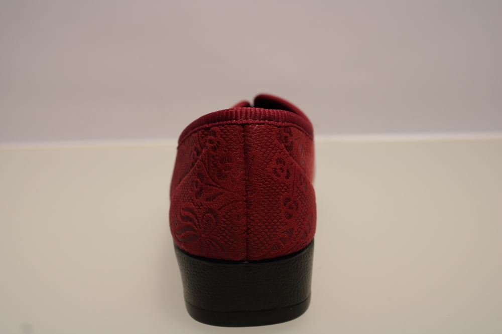 Fly Flot Hausschuh rot 863907 36 | bordo | 