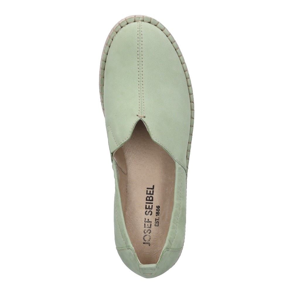JOSEF SEIBEL Sofie 38 Damen Slipper Leder grün blau S12  71838 39 | 625 hellgrün | 