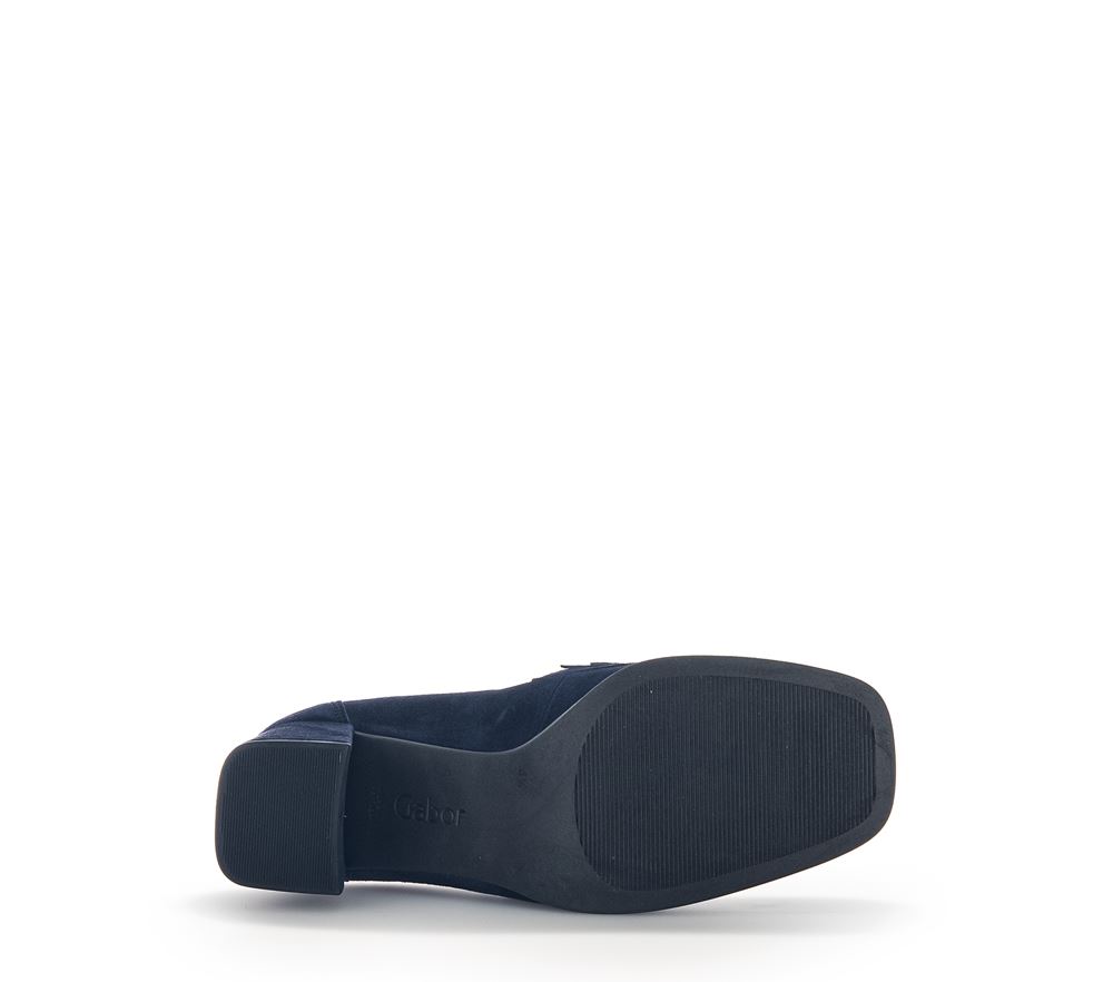 Gabor Trotteur Hochfrontpumps Rauleder blau S23  35.292.16 