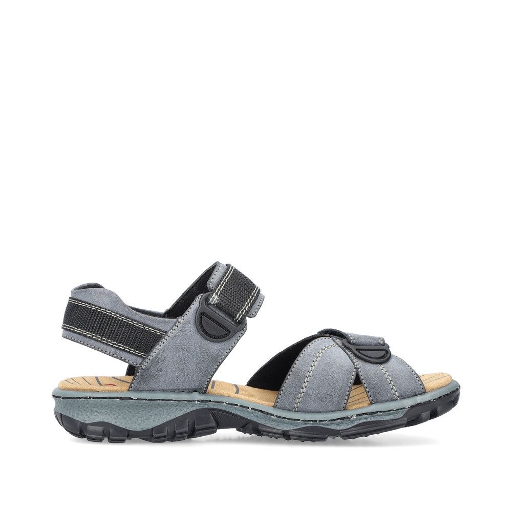 Rieker Damen Trekkingsandalen blaugrau S13  68851-14 