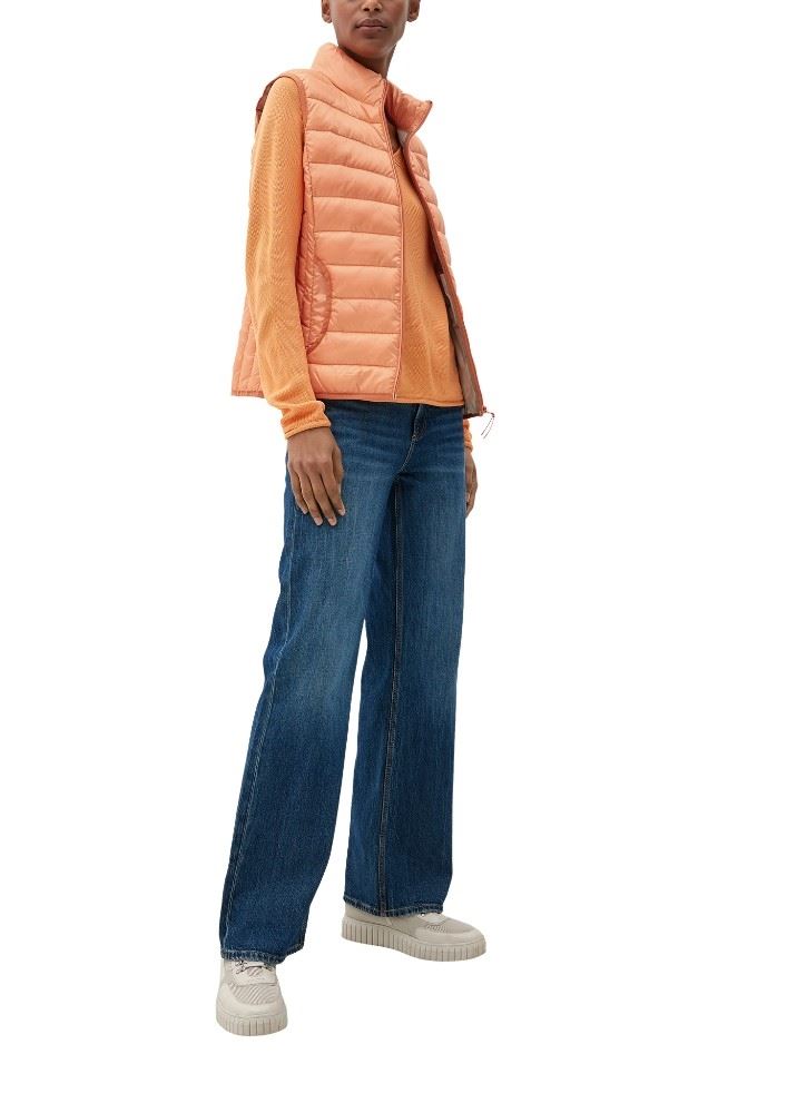 QS designed by Outdoor- Weste  weiß, orange, orange, lila, grün, schwarz S13 2123928 XXL | 2130 ORANGE | 