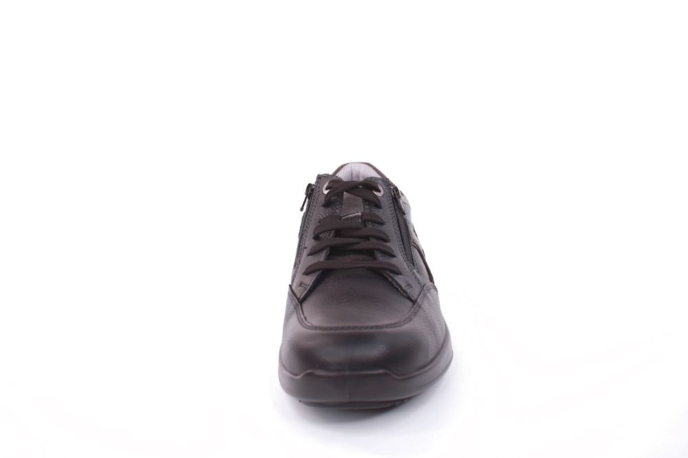 Jomos Herren Schnürhalbschuh Leder Spezialweite K schwarz S22 322414 