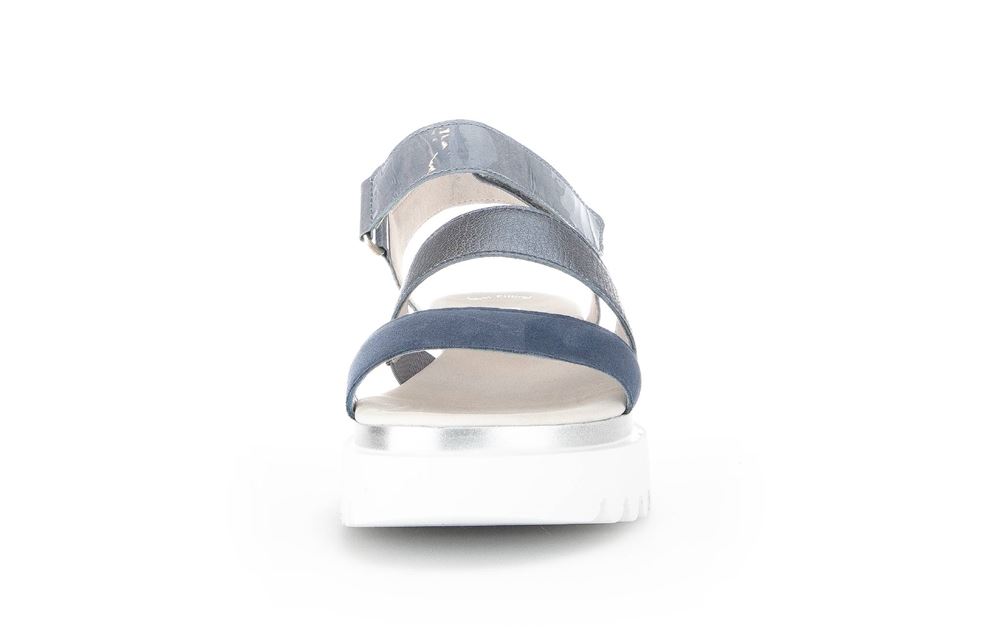 Gabor Sandalette Keilabsatz blau S13  24.610.66 