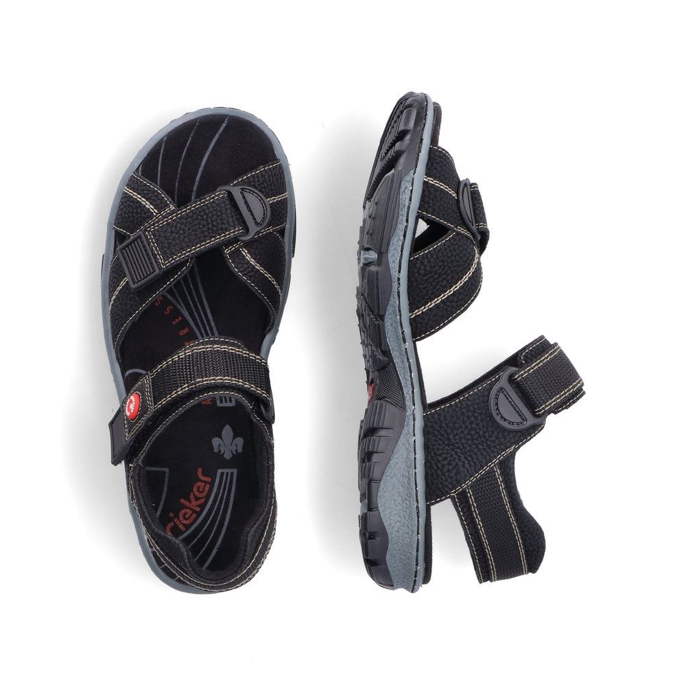 Rieker Damen Trekkingsandalen asphaltschwarz S13  68851-02 