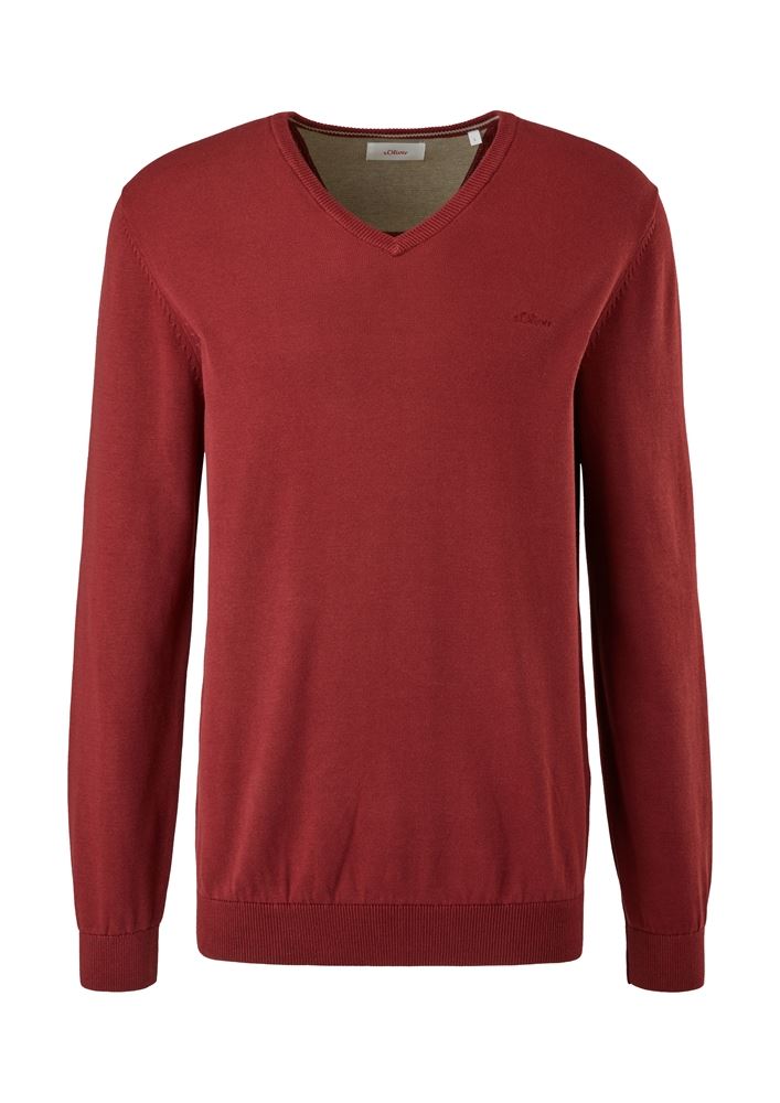 s.Oliver Feinstrickpullover mit V - Ausschnitt  Noos 2040666 