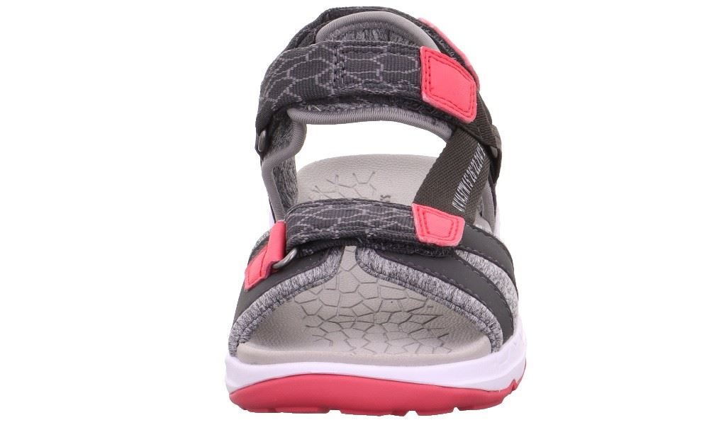 superfit Sandale CRISS CROSS grau pink Trekking 1-000580-2000 34 | grau/pink | 