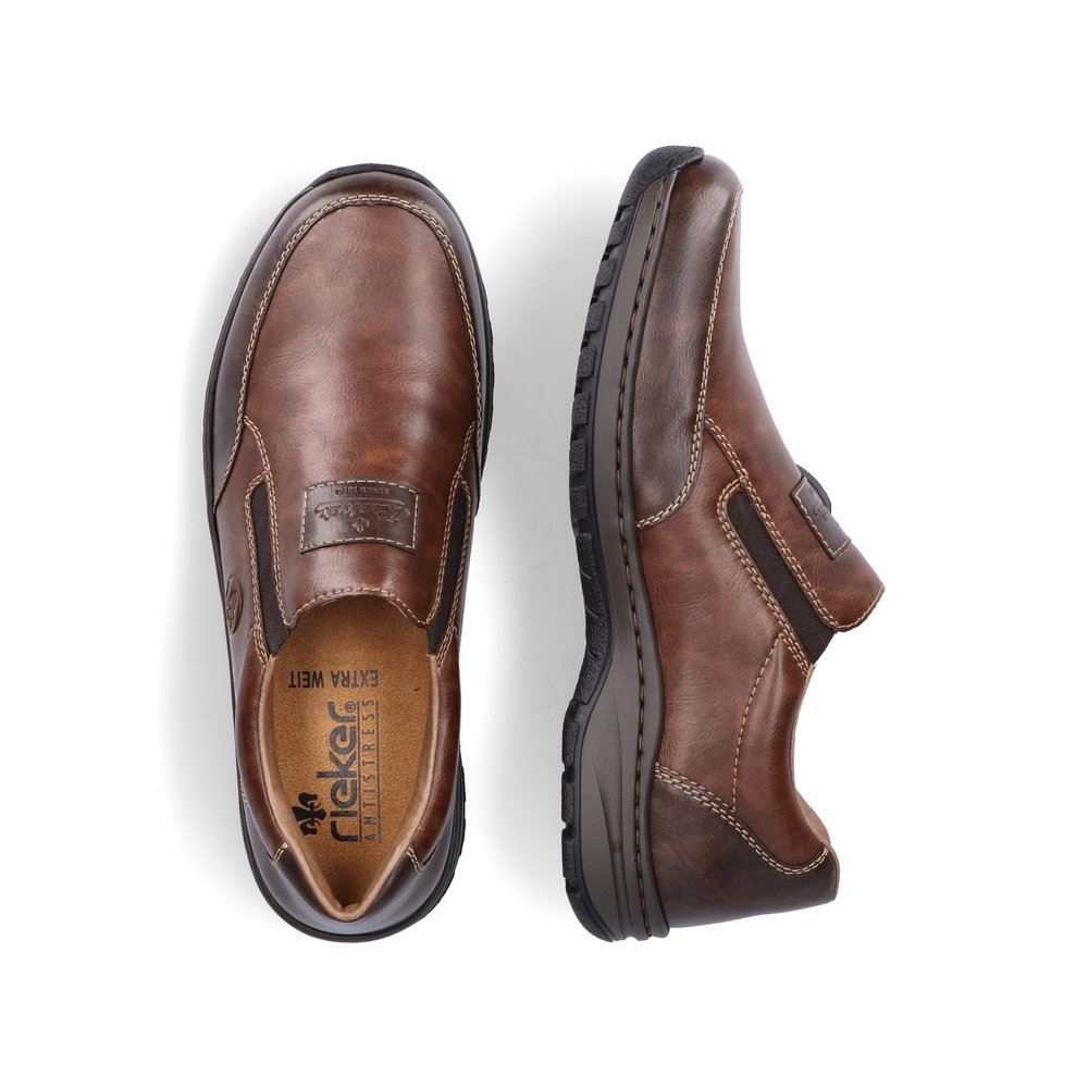 Rieker Antistress Herren Slipper braun 03354-26 46 | toffee/wood | H