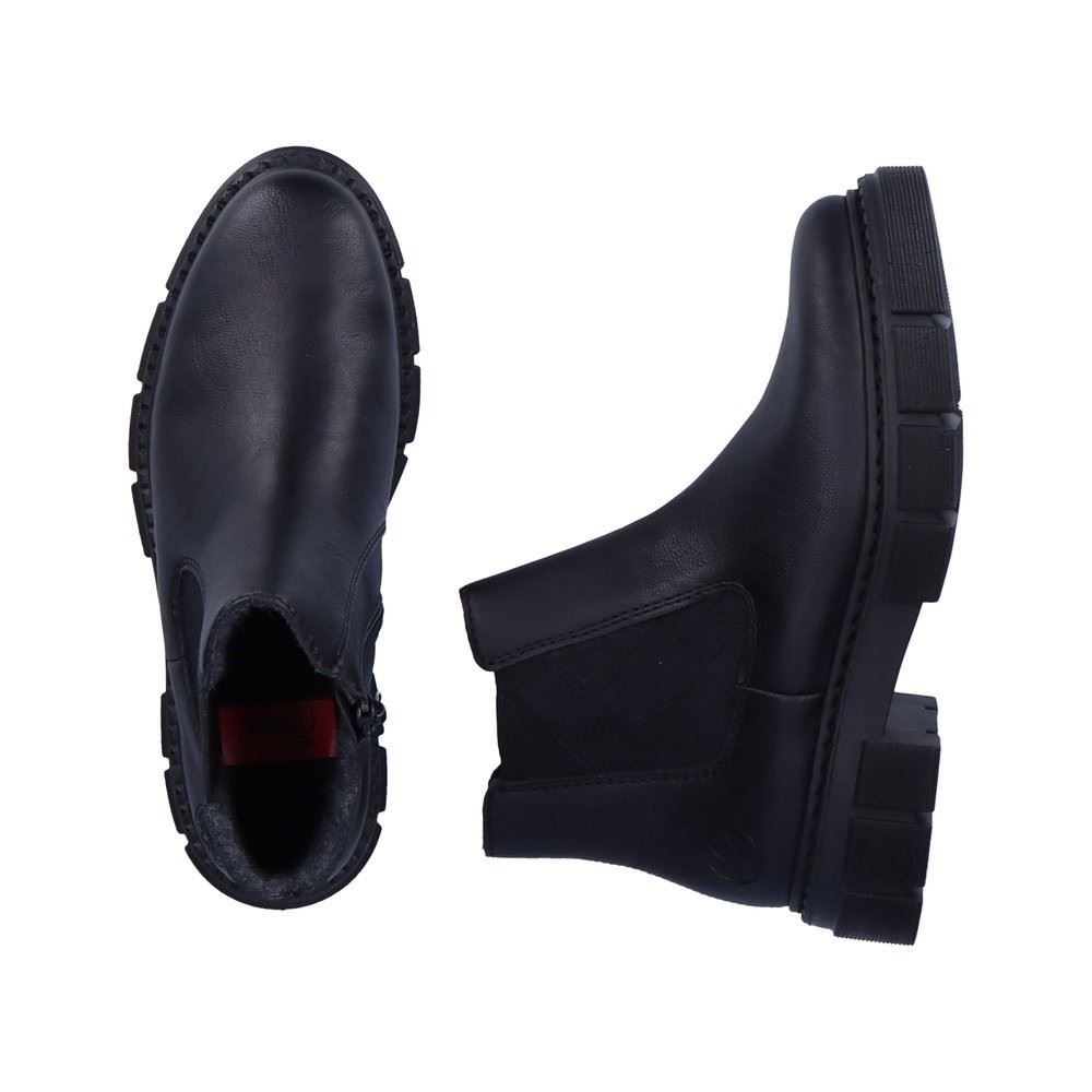 Rieker Antistress Stiefelette Chelsea- Boots schwarz S22 M3854-00 