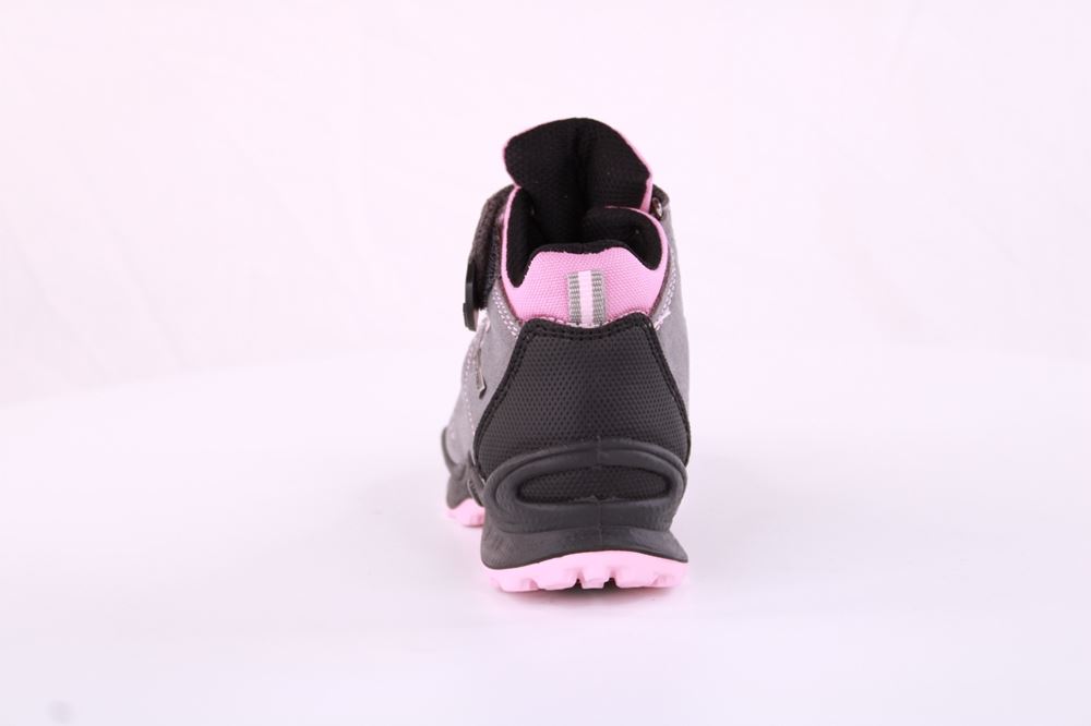 IMAC Kinder Schnürstiefel Schnürschuh Schnellschnürung TEX-Membrane grau S21 832068 35 | gricio/rosa | 