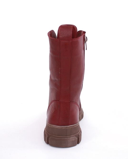 Andrea Conti Damen Schnürstiefel derbe Sohle Leder bequem rot S22 0084800582 40 | burgund | 