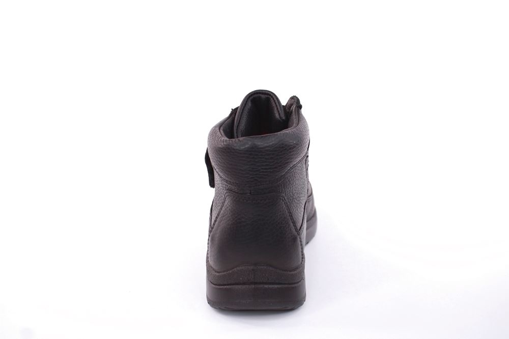 Jomos Herren Stiefelette Leder Lammfell Klettverschluss Comfortwweite H schwarz S22 464503 44 | 000 schwarz | 