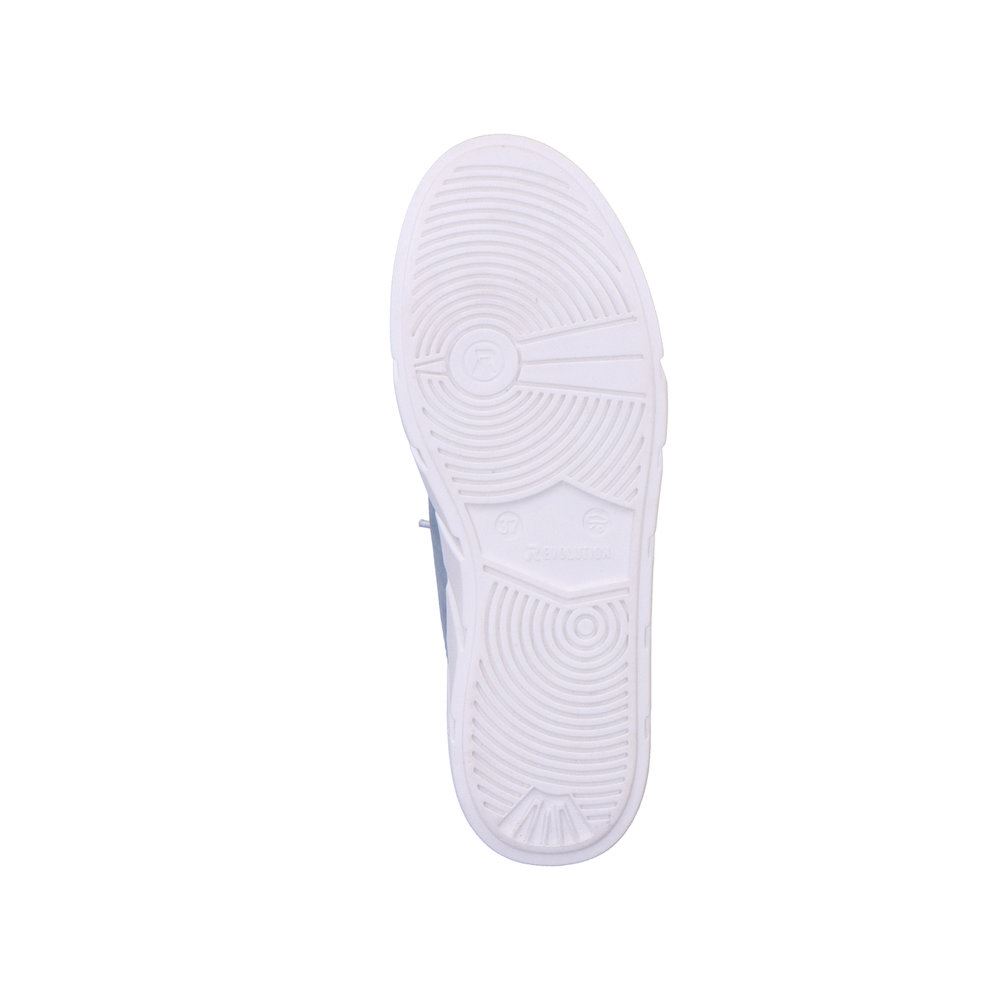 Rieker EVOLUTION Damen Sneaker Leder Plateausohle Wechselfußbett blau S13 W0500-12 
