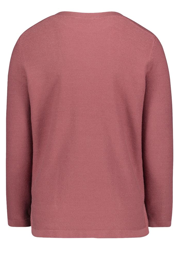 Betty Barclay Strickpullover U- Boot Ausschnitt aufgesetzten Taschen grau, rot,blau S22 57951026 36 | 8039 Pacific Co | 