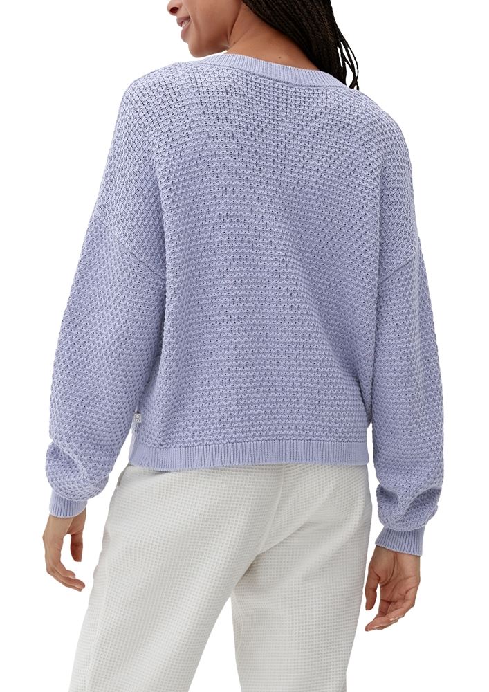 QS desinged by Strickcardigan V- Ausschnitt Knopfleiste rosa,lila, schwarz S22 2125126 XS | 2068 ORANGE | 