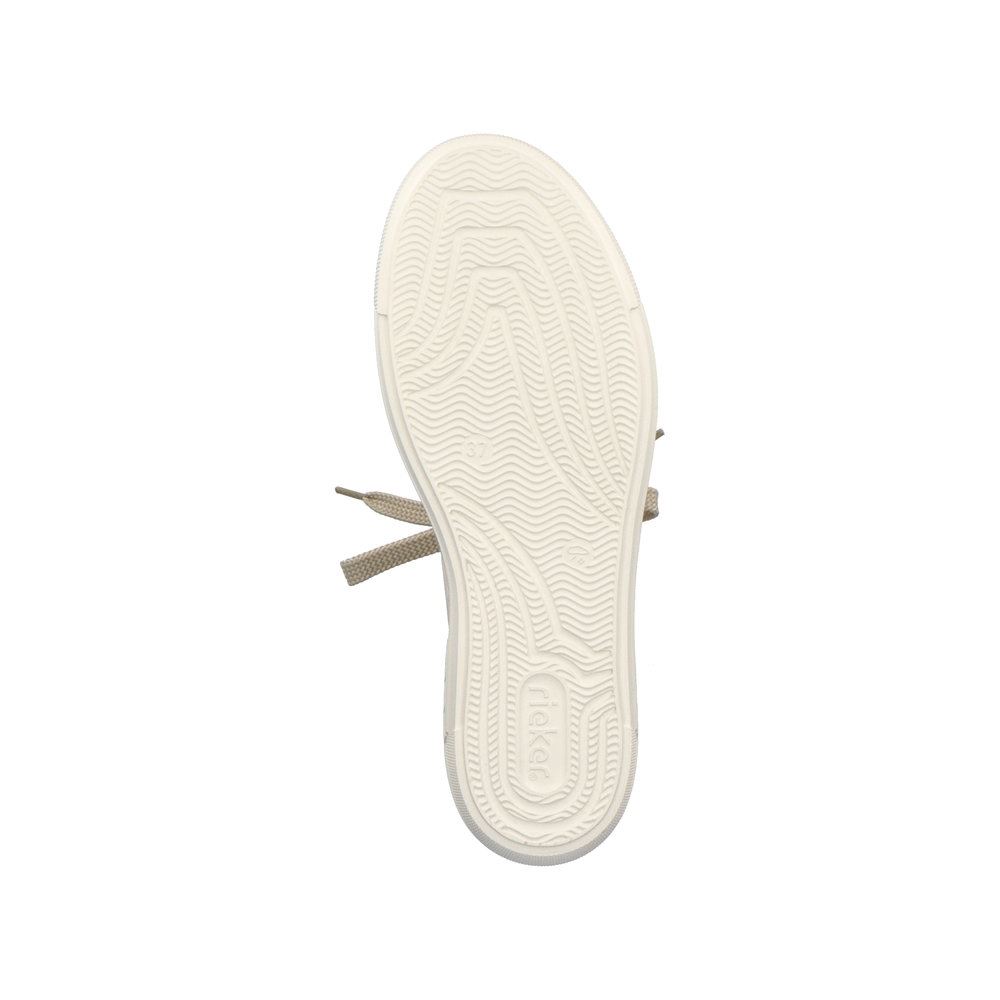 Rieker Antistress Damen Sneaker Schnürhalbschuh Plateausohle beige S13 L9800-80 
