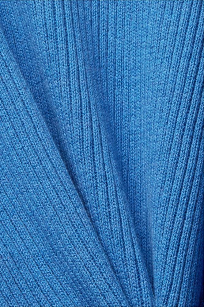 EDC Strick- Cardigan Knopfleiste V- Ausschnitt Boxy-Schnitt blau, lila S12  992CC1I317 