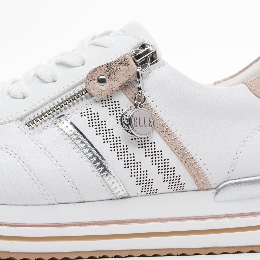 Remonte by ELLE Sneaker edelweiß - altrosa S13 D1318-80 