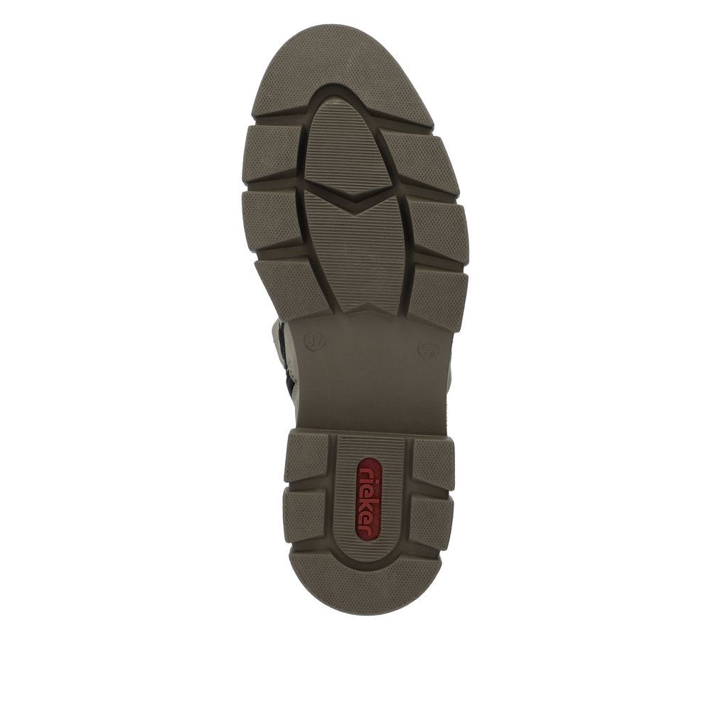 Rieker Antistress Damen Chelsea- Boots Kettendetail grün S23 M3873-52 