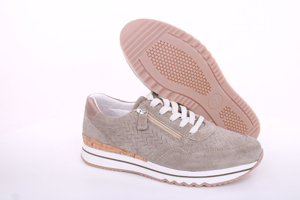 ACO CLAIRE 18 Damen Sneaker Nubukleder Wechselfußbett grün S13  1207/9976 