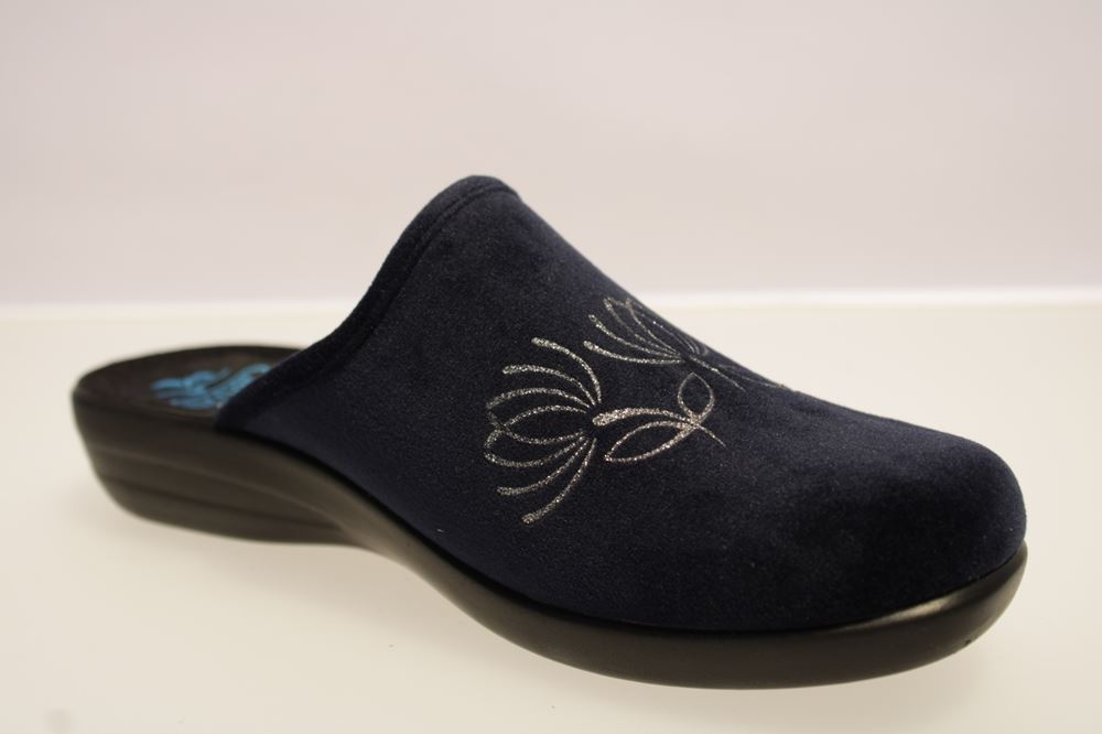 Fly Flot Hausschuh Hauspantolette blau 863867 