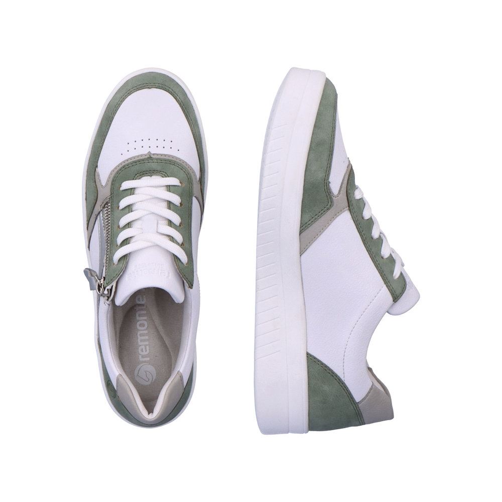 Remonte Damen Sneaker edelweiß-mintgrün S13 D0J01-80 