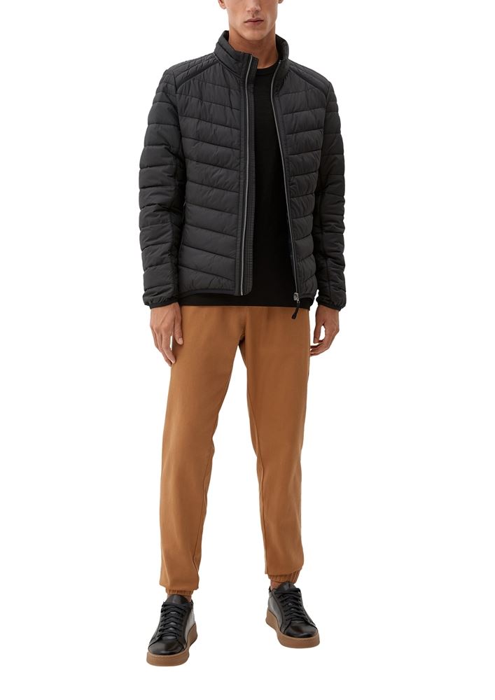 s.Oliver Herren Jacke Steppung Stehkragen blau schwarz S22  2120684 