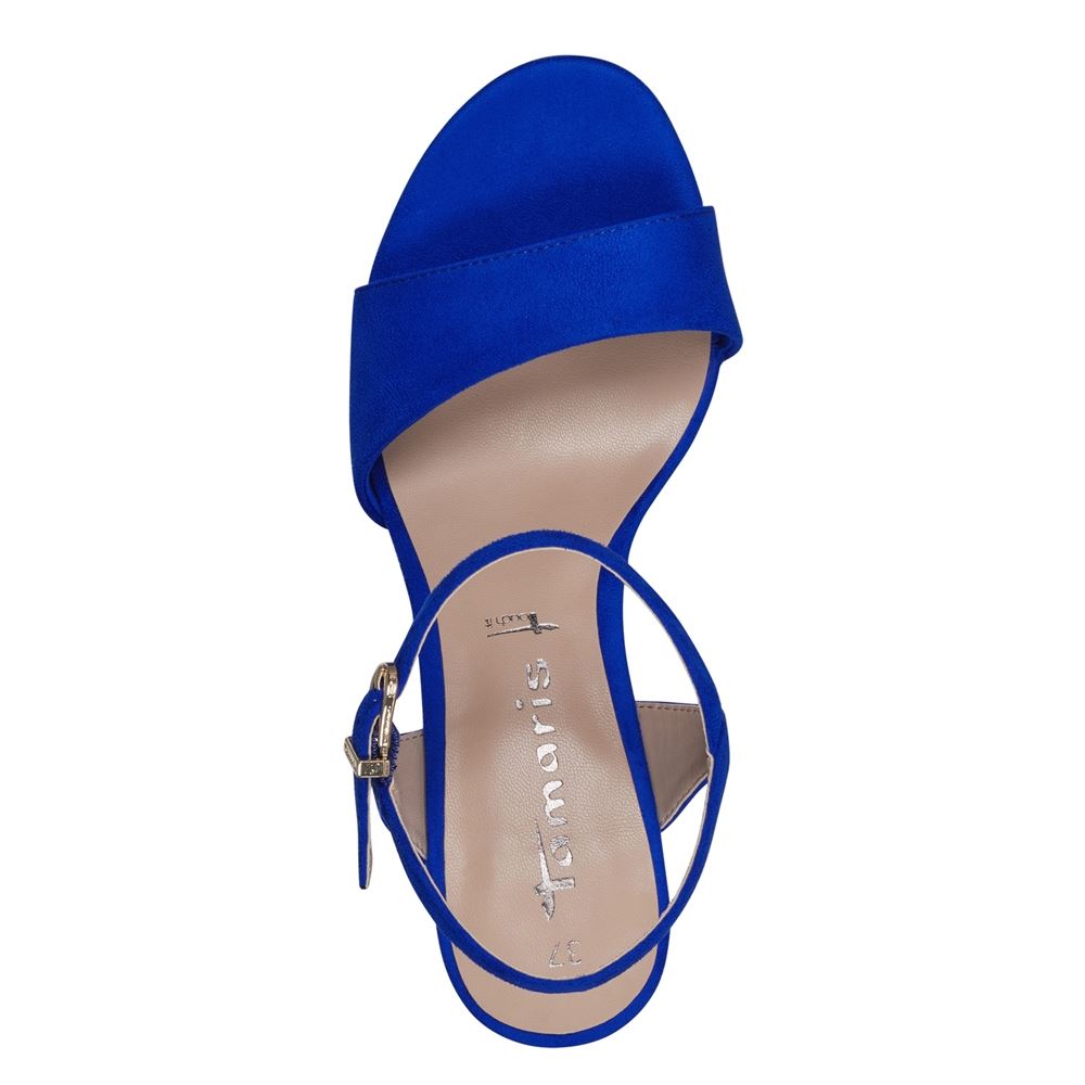 Tamaris Sandalette black, royal blue S13  1-1-28028-20 