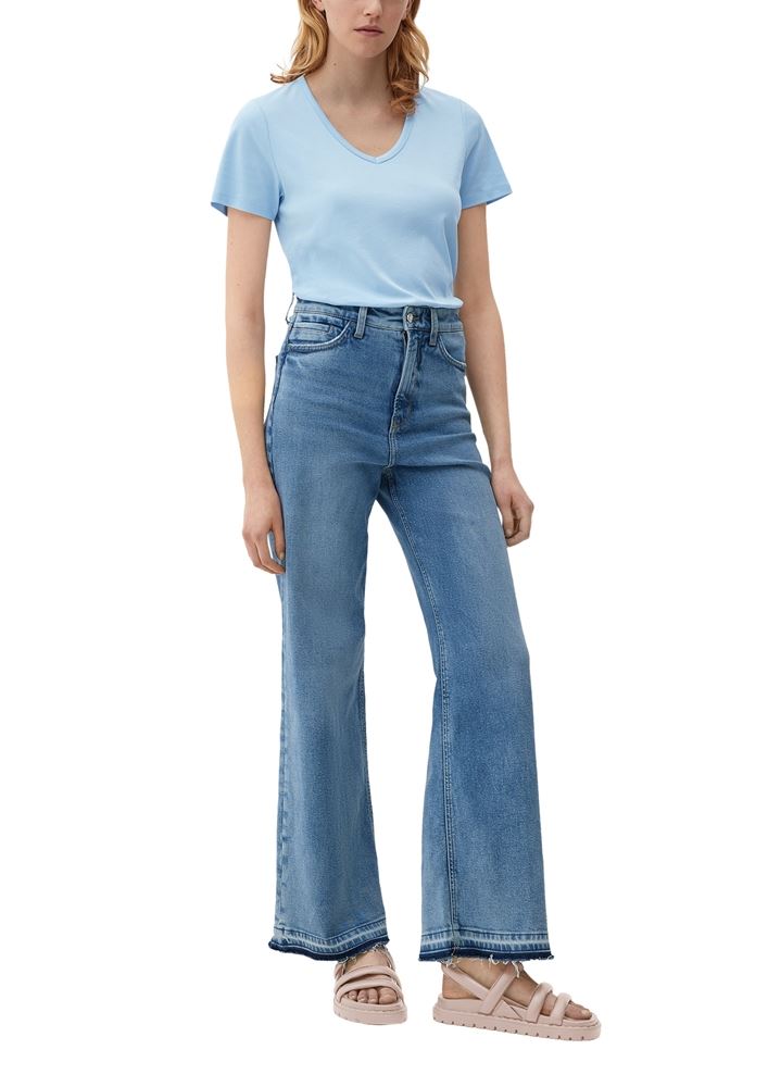 s.Oliver T-Shirt aus Baumwolljersey rosa, blau, grün S13  2135223 
