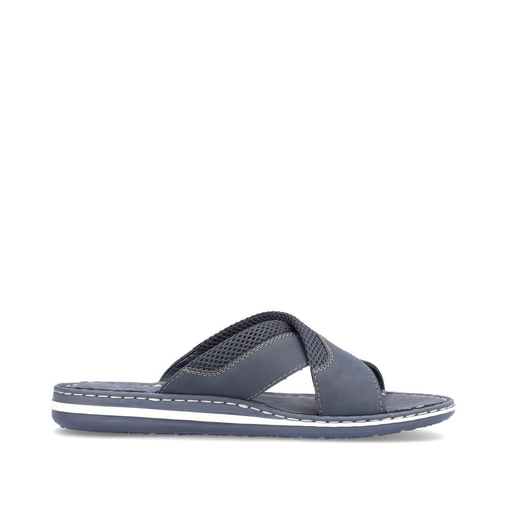Rieker Herren Pantoletten marineblau S13  21090-14 
