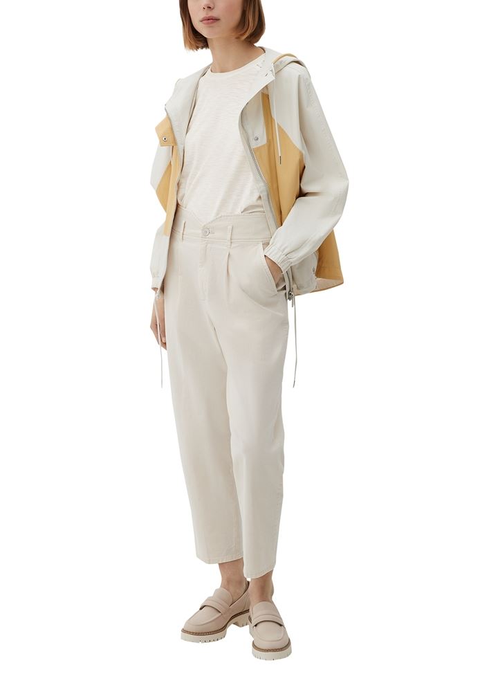 s.Oliver Top mit Lochstickerei weiß, orange, grün, schwarz S13  2129260 