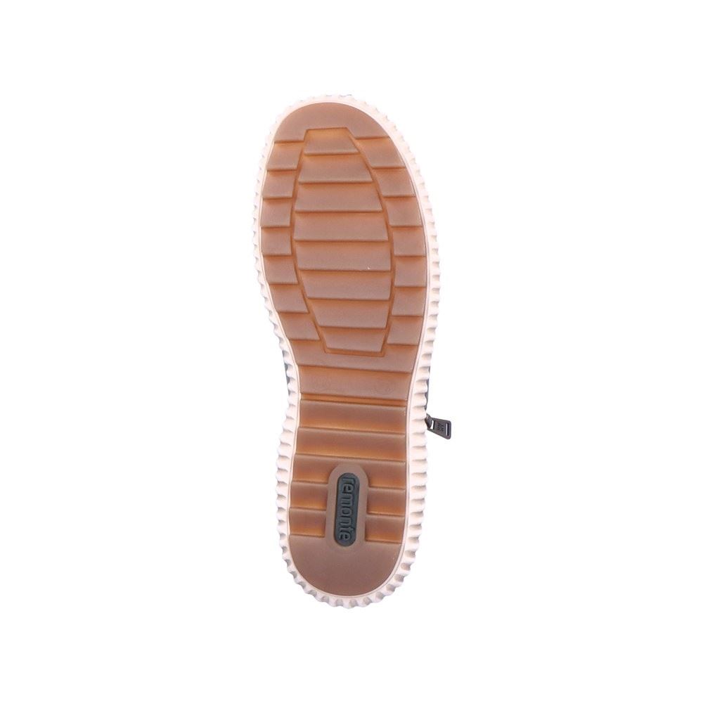 Remonte Schnürschuh Leder TEX- Membran Wechselfußbett grün S22 R8271-54 38 | moor/antik/moos | G