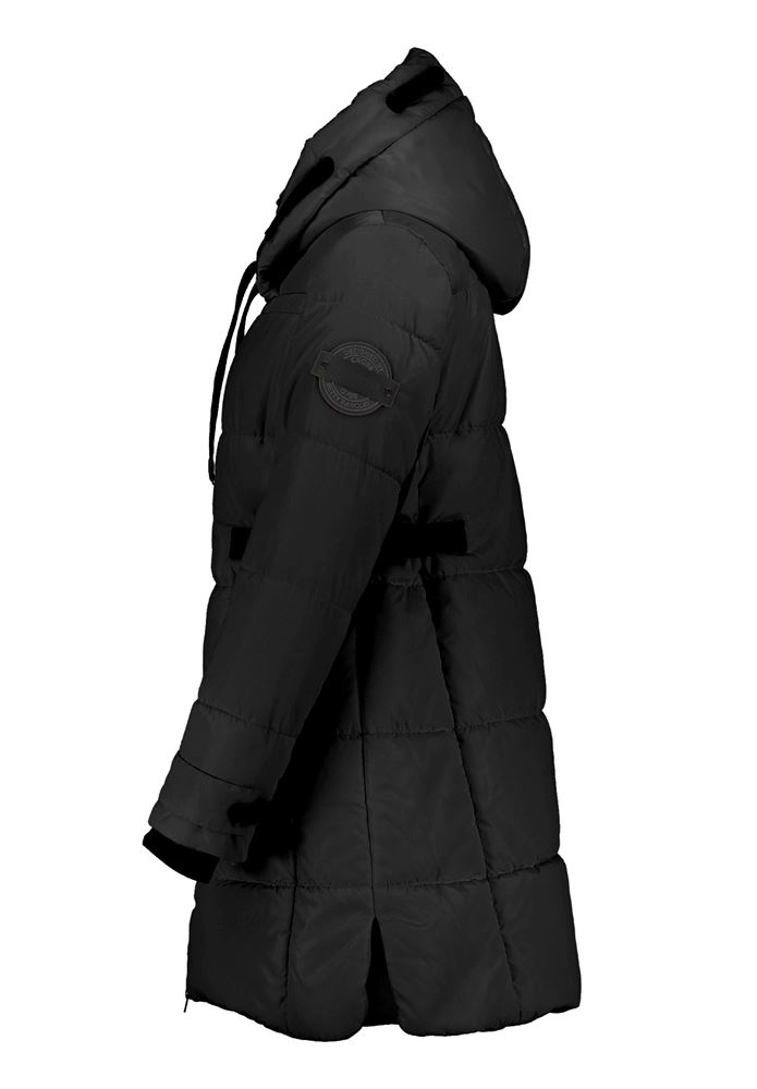 Betty Barclay Outdoorjacke Kapuze rot und schwarz S22 73031544 42 | 9045 Black | 