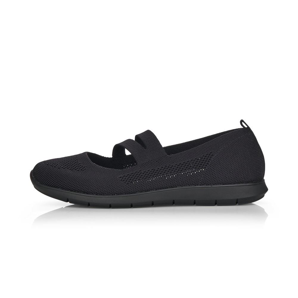 Remonte Damen Ballerinas schwarz R7102-01 