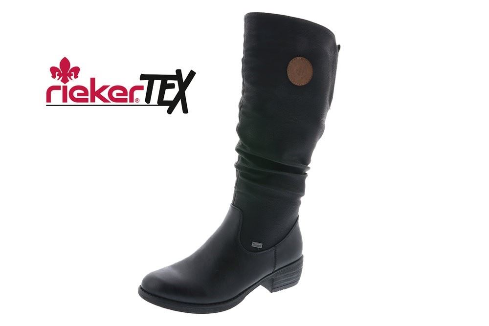 Rieker Stiefel  RiekerTex  Warmfutter Reißverschluss schwarz 93157 