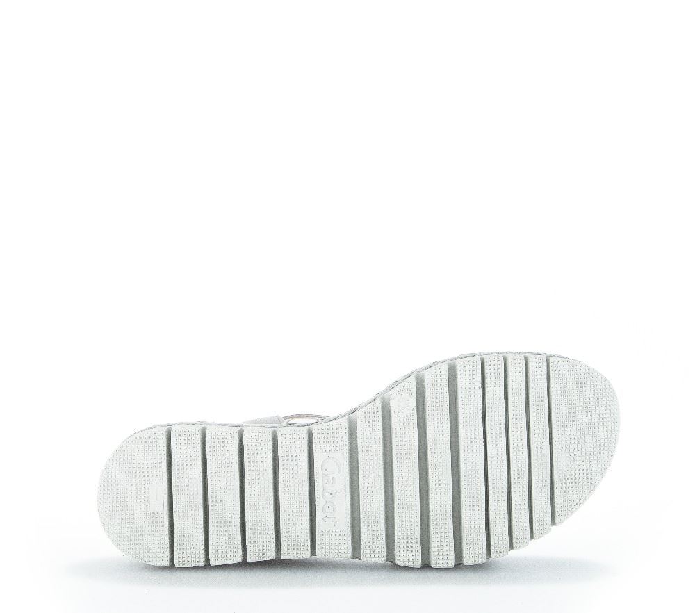Gabor Plateau Sandale Rauleder grau S12  84.621.19 5,5 | light grey | F