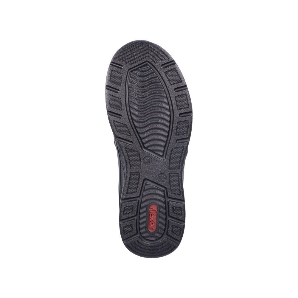 Rieker Antistress Herren Slipper Schlupfschuh klassisch Leder TEX- Membran extraweit schwarz S22 14850-00 43 | schwarz/nero | H