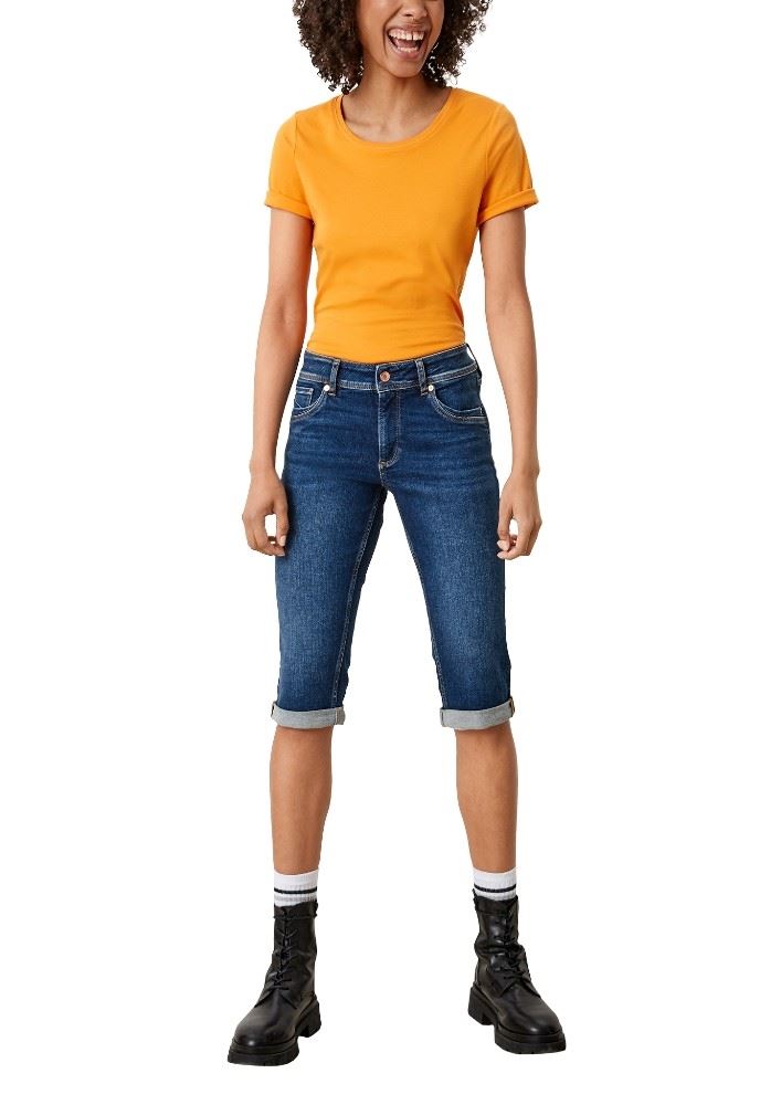 QS designed by Capri- Jeans blau S12   2111596 