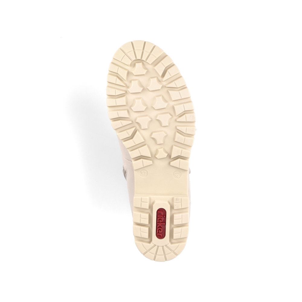 Rieker Antistress Schnürstiefel Schnürboot TEX- Membra beige S21 78535-60 37 | cliff/bianco | F