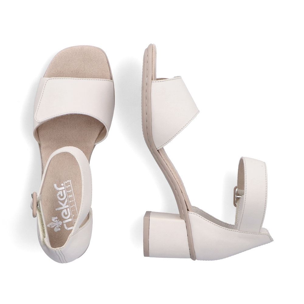 Rieker Damen Riemchensandaletten hellbeige S13 64750-60 