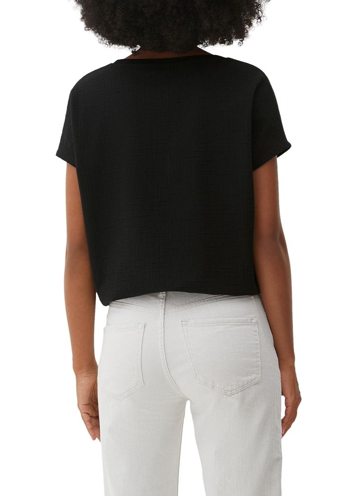 s.Oliver T-Shirt mit Fledermausärmeln weiß, grün, schwarz S13  2130700 