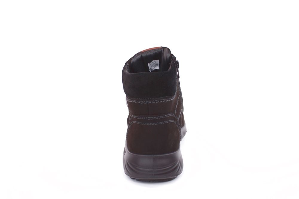 Jomos Herren Stiefelette Leder TEX- Membran Warmfutter Comfortweite H schwarz S22 326901 48 | 0065 schwarz/tu | 