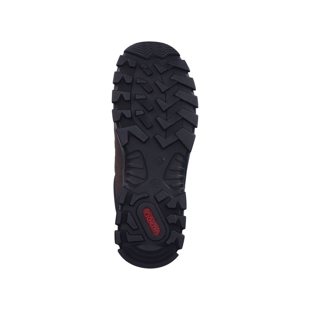 Rieker Antistress Herren Schnürschuh sportlich TEX- Membran braun S22 B6810-25 42 | schwarz/moro/br | G