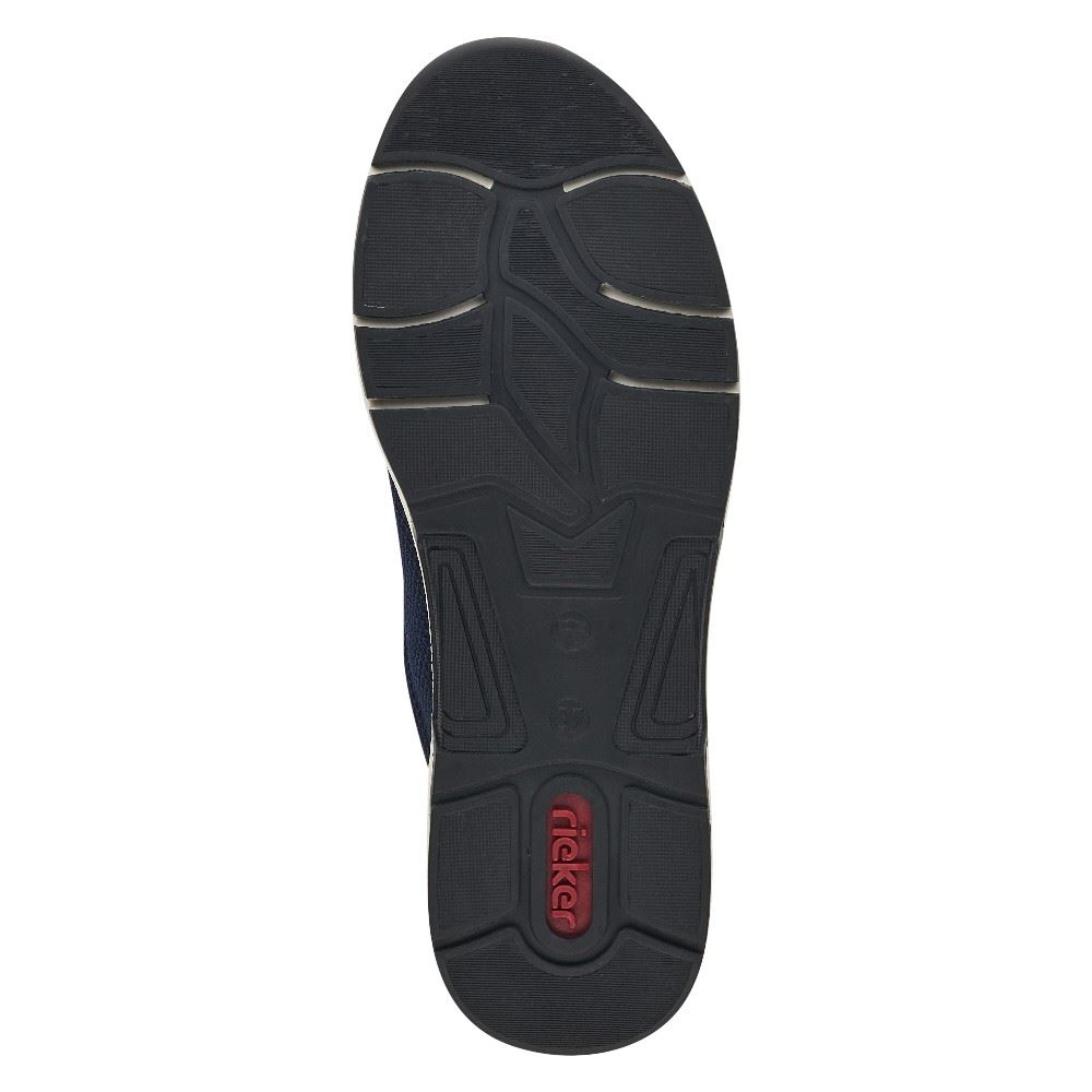 Rieker Antistress Schnürschuh Sneaker blau S12 N8451-14 38 | pazifik/marine/ | F
