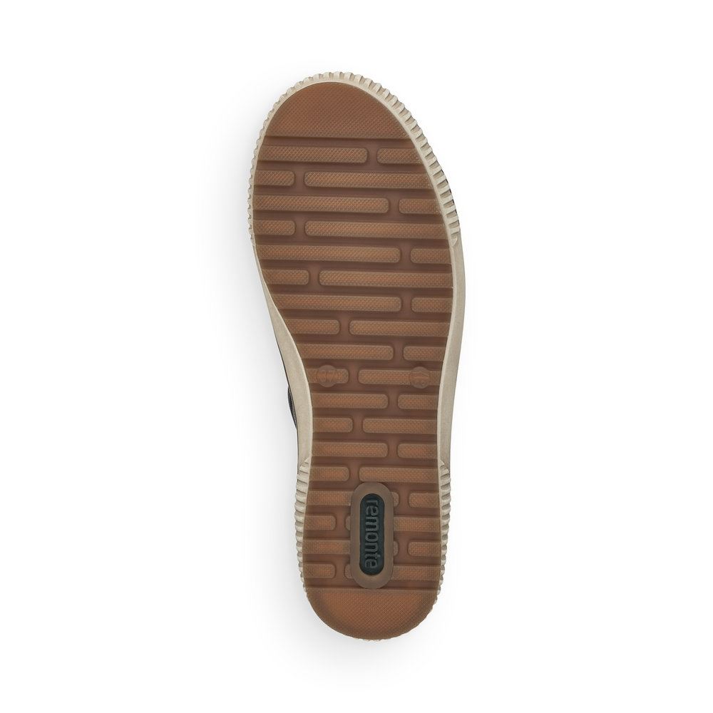 Remonte Schnürschuh Sneaker High TEX- Membran Leder blau S 21 D0771-12 37 | petrol/muskat/p | G