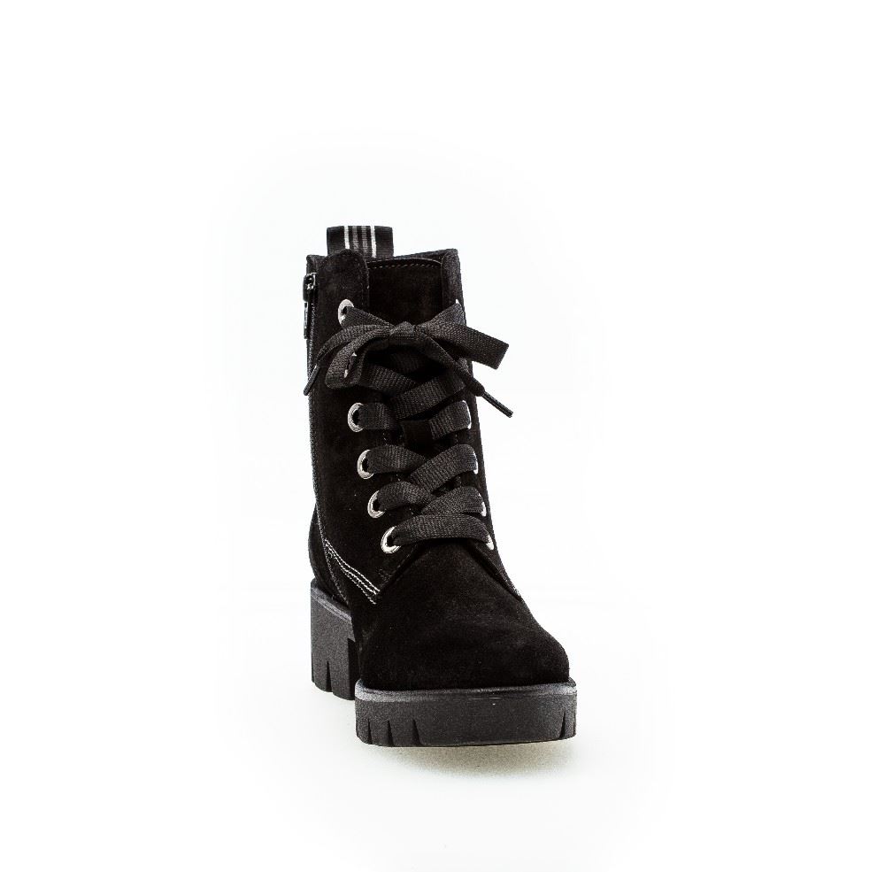 Gabor Schnürstiefelette schwarz S21 71.711.17 5 | schwarz | F