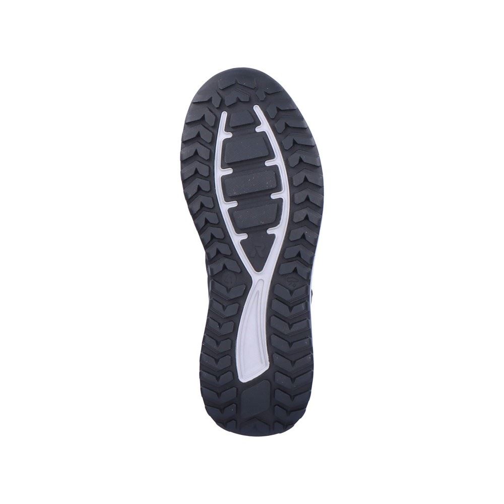 Rieker Evolution Herren Schnürboot Schnürstiefel Wechselfußbett Nano-beschichtetes Obermaterial TEX- Membran schwarz S22  U0161-00 44 | schwarz/schwarz | G