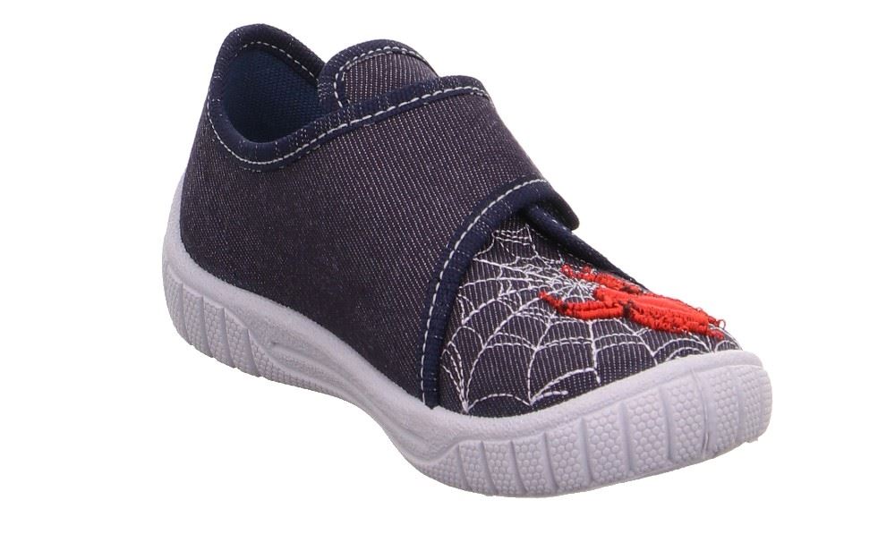superfit Hausschuh BILL blau rot spider 1-000271-8100 