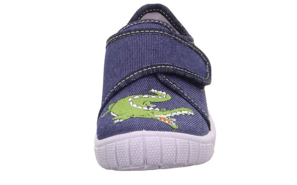 superfit Hausschuh BILL BLAU Kroko 1-800278-8040 