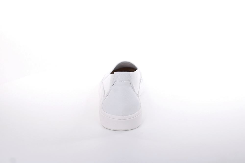 ACO TILDA 06 Damen Slipper Leder weiß, grau  S13 1295/10916 