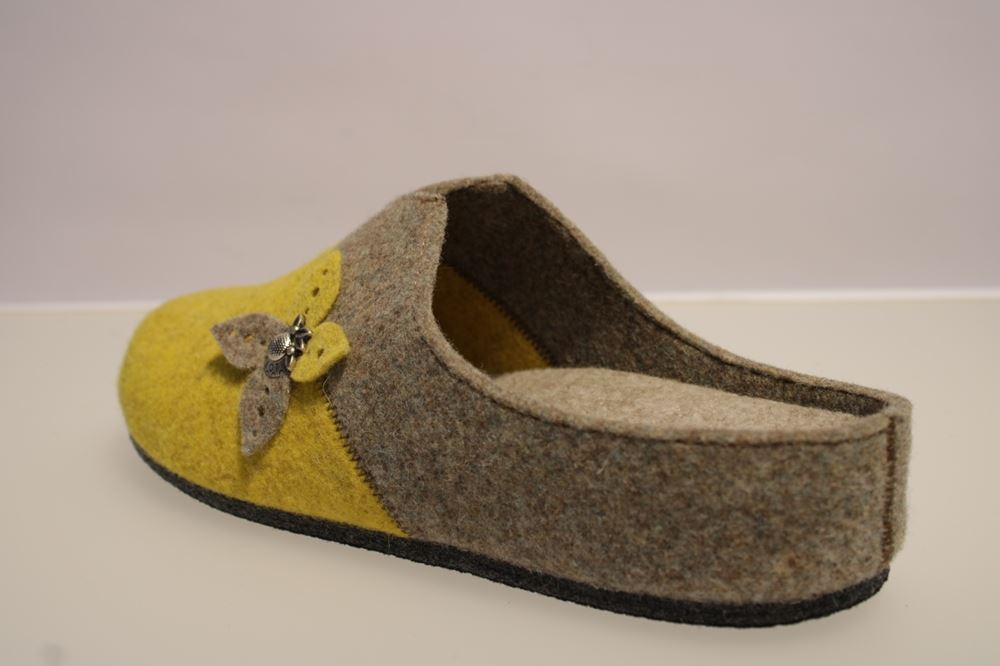 Fly Flot Hausschuh Hauspantolette gelb 863828 37 | gelb | 